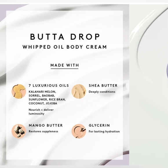 Fenty Beauty Butta Drop Whipped Oil Body Cream w/Tropical Oils + Shea Butter New - Picture 4 of 6